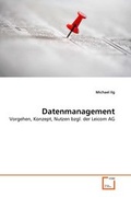 Cover: Datenmanagement - VDM Verlag Dr. Mueller e.K.