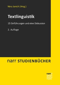 Enlarge image Cover: Textlinguistik - Narr Francke Attempto Verlag