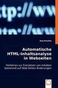 Abbildung von: Automatische HTML-Inhaltsanalyse in Webseiten - VDM Verlag Dr. Mueller e.K.