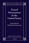 Cover: Sexual Harassment in the United States - Peter Lang Verlag