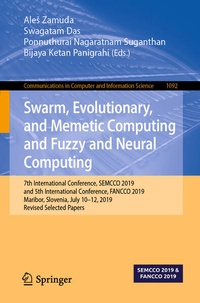 Enlarge image Cover: Swarm, Evolutionary, and Memetic Computing and Fuzzy and Neural Computing - Springer