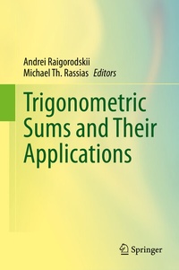 Abbildung von: Trigonometric Sums and Their Applications - Springer