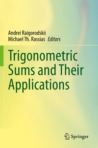 Abbildung von: Trigonometric Sums and Their Applications - Springer