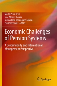Enlarge image Cover: Economic Challenges of Pension Systems - Springer