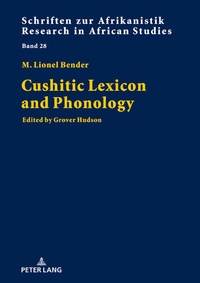 Abbildung von: Cushitic Lexicon and Phonology - Peter Lang Verlag