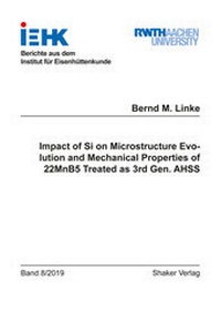 Enlarge image Cover: Impact of Si on Microstructure Evolution and Mechanical Properties of 22MnB5 Treated as 3rd Gen. AHSS - Shaker