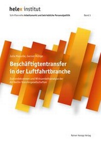 Abbildung von: Beschäftigtentransfer in der Luftfahrtbranche - Edition Rainer Hampp