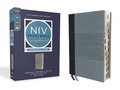Cover: NIV Study Bible, Fully Revised Edition (Study Deeply. Believe Wholeheartedly.), Personal Size, Leathersoft, Navy/Blue, Red Letter, Thumb Indexed, Comfort Print - Zondervan