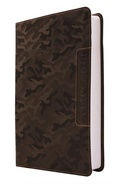 Cover: NIV, Boys' Bible, Leathersoft, Brown Camo, Comfort Print - Zonderkidz