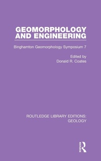 Enlarge image Cover: Geomorphology and Engineering - Routledge