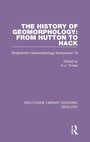 Cover: The History of Geomorphology - Routledge