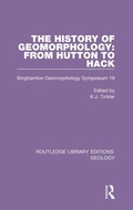 Cover: The History of Geomorphology - Routledge
