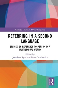 Enlarge image Cover: Referring in a Second Language - Routledge