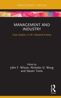 Cover: Management and Industry - Routledge