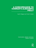 Cover: A Concordance to Conrad's Almayer's Folly - Routledge
