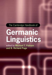 Abbildung von: The Cambridge Handbook of Germanic Linguistics - Cambridge University Press