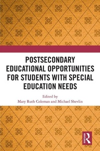Abbildung von: Postsecondary Educational Opportunities for Students with Special Education Needs - Routledge