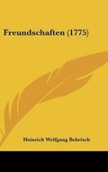 Cover: Freundschaften (1775) - Kessinger Publishing