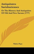 Cover: Antiquitates Sarisburienses - Kessinger Publishing