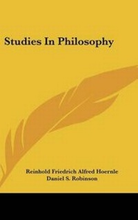Enlarge image Cover: Studies in Philosophy - Kessinger Publishing