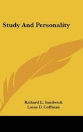 Cover: Study and Personality - Kessinger Publishing