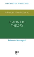Cover: Advanced Introduction to Planning Theory - Edward Elgar Publishing