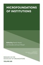 Cover: Microfoundations of Institutions - Emerald Publishing Limited