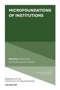 Cover: Microfoundations of Institutions - Emerald Publishing Limited