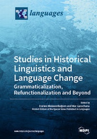 Abbildung von: Studies in Historical Linguistics and Language Change. Grammaticalization, Refunctionalization and Beyond - MDPI