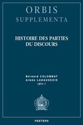 Cover: Histoire des parties du discours - Peeters Publishers