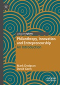 Cover: Philanthropy, Innovation and Entrepreneurship - Palgrave Pivot