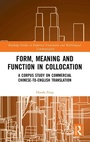 Cover: Form, Meaning and Function in Collocation - Routledge