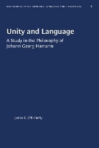 Enlarge image Cover: Unity and Language - The University of North Carolina Press