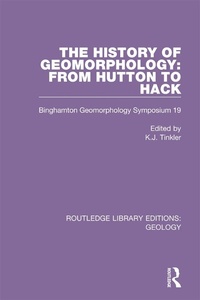 Enlarge image Cover: The History of Geomorphology - Routledge