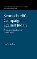 Cover: Sennacherib's Campaign against Judah - Cambridge University Press