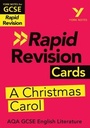 Cover: York Notes for AQA GCSE (9-1) Rapid Revision Cards: A Christmas Carol - Pearson Education Limited