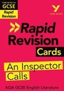 Cover: York Notes for AQA GCSE (9-1) Rapid Revision Cards: An Inspector Calls - Pearson Education Limited