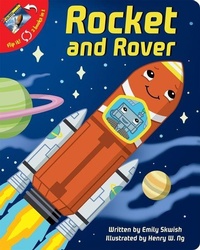 Enlarge image Cover: 2 Books in 1: Rocket and Rover and All about Rockets 3-2-1 Blast Off! Fun Facts about Space Vehicles - Pi Kids
