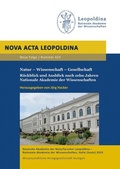 Cover: Natur - Wissenschaft - Gesellschaft. R&uuml;ckblick und Ausblick nach zehn Jahren Nationale Akademie der Wissenschaften - Wissenschaftliche Verlagsgesellschaft