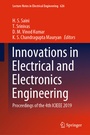 Cover: Innovations in Electrical and Electronics Engineering - Springer