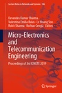 Cover: Micro-Electronics and Telecommunication Engineering - Springer