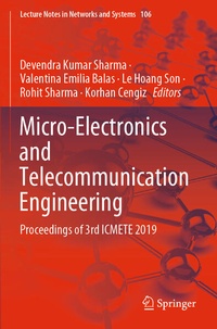 Enlarge image Cover: Micro-Electronics and Telecommunication Engineering - Springer