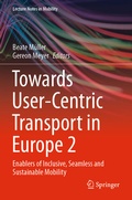 Cover: Towards User-Centric Transport in Europe 2 - Springer