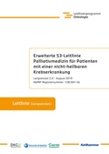 Cover: Erweiterte S3-Leitlinie Palliativmedizin f&uuml;r Patienten mit einer nicht-heilbaren Krebserkrankung - Kohlhammer