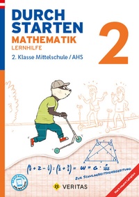 Abbildung von: Durchstarten Mathematik 2. Klasse Mittelschule/AHS Lernhilfe - VERITAS Linz