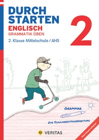 Abbildung von: Durchstarten Englisch 2. Klasse Mittelschule/AHS Grammatik üben - VERITAS Linz