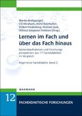 Cover: Lernen im Fach und &uuml;ber das Fach hinaus - Waxmann