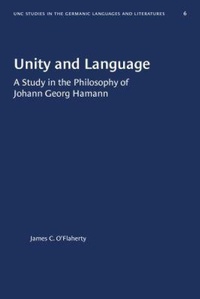 Enlarge image Cover: Unity and Language - The University of North Carolina Press