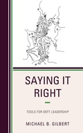Cover: Saying It Right - Rowman & Littlefield Publishers