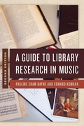 Cover: A Guide to Library Research in Music - Rowman & Littlefield Publishers